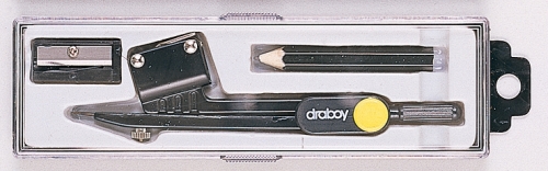 ドラボーイ・鉛筆コンパス ブラック 05-802