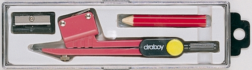 ドラボーイ・鉛筆コンパス  ピンク 05-802P