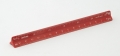 カラー三角スケール 15cm 赤 16-242