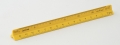 カラー三角スケール 15cm 黄 16-245