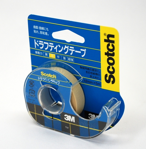 3M スコッチ(Scotch) ドラフティングテープ 12mm×5m D-12 スリーエム