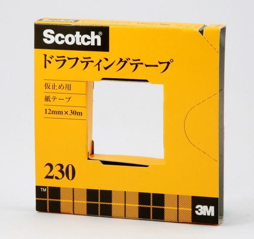 3M スコッチ(Scotch) ドラフティングテープ 12mm×30m 230-3-12