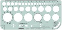 ドラパス テンプレート E305 仕上記号定規  #31-305