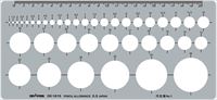 ドラパス テンプレート 32-101S 円定規 No.1 #32-101