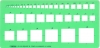テンプレート(インクエッジ付) 四角図形定規