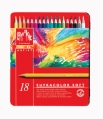 カランダッシュ スプラカラーソフト 18色セット水溶性色鉛筆