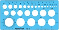 ステッドラー テンプレート 円定規 ST976-02
